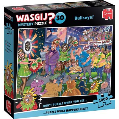 JUMBO Puzzle WASGIJ Mystery 30: Trefa do černého! 1000 dílků JUMBO Puzzle WASGIJ Mystery 30: Trefa do černého! 1000 dílků