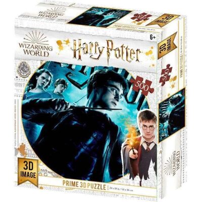 PRiME 3D Puzzle s 3D efektem 500 dílků Harry Potter: Ve světě čar a kouzel PRiME 3D Puzzle s 3D efektem 500 dílků Harry Potter: Ve světě čar a kouzel