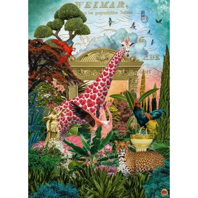 HEYE Puzzle Fauna Fantasies: Žirafí láska 1000 dílků HEYE Puzzle Fauna Fantasies: Žirafí láska 1000 dílků