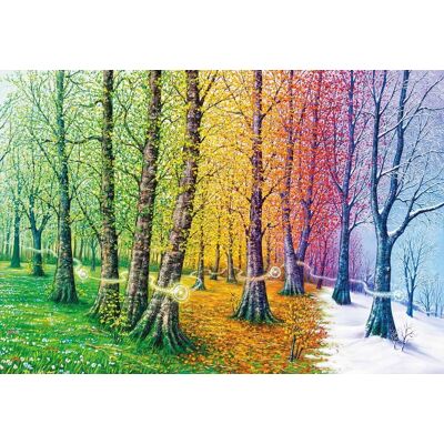MAGNOLIA Puzzle Vlákna života 1000 dílků MAGNOLIA Puzzle Vlákna života 1000 dílků