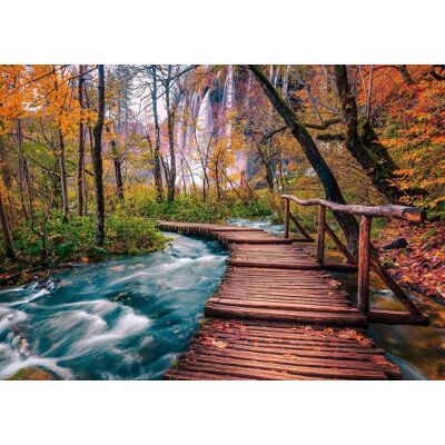 Enjoy Puzzles Lesní Potok v Plitvici 1000 Dílů Enjoy Puzzles Lesní Potok v Plitvici 1000 Dílů