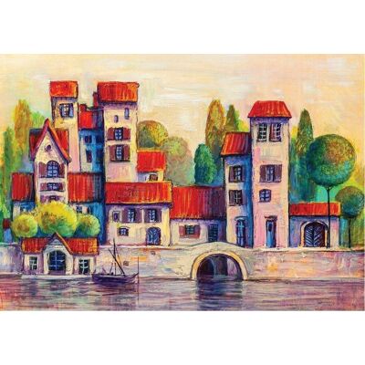 Art Puzzle Skládačka Město Příroda - 1000 dílků Art Puzzle Skládačka Město Příroda - 1000 dílků