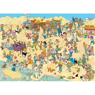 JUMBO Puzzle JvH Sochy z písku 1000 dílků JUMBO Puzzle JvH Sochy z písku 1000 dílků