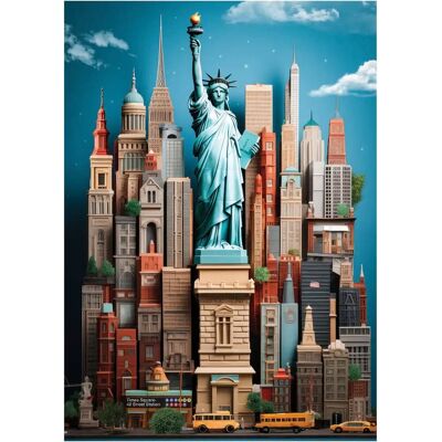 ANATOLIAN Puzzle New York 1500 dílků ANATOLIAN Puzzle New York 1500 dílků