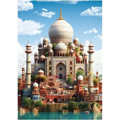 ANATOLIAN Puzzle Tádž Mahal 1500 dílků ANATOLIAN Puzzle Tádž Mahal 1500 dílků
