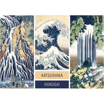 INTERDRUK Puzzle Art: Koláž Katsushika Hokusai 1000 dílků INTERDRUK Puzzle Art: Koláž Katsushika Hokusai 1000 dílků