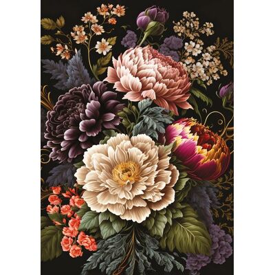 INTERDRUK Puzzle Flowers: Pivoňky v rozpuku 500 dílků INTERDRUK Puzzle Flowers: Pivoňky v rozpuku 500 dílků