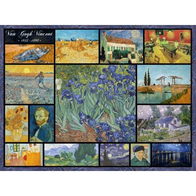 GRAFIKA Puzzle Koláž - Vincent Van Gogh 2000 dílků GRAFIKA Puzzle Koláž - Vincent Van Gogh 2000 dílků