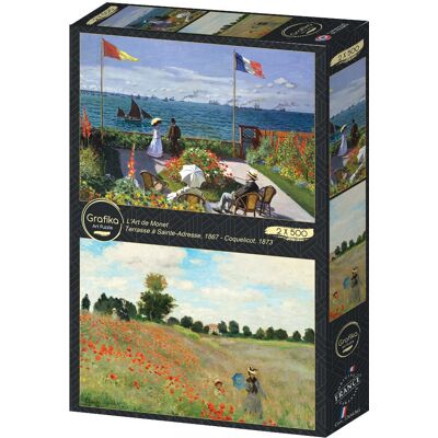 Grafika - L'Art de Monet - Terrasse - Coquelicot - Puzzle Grafika - L'Art de Monet - Terrasse - Coquelicot - Puzzle