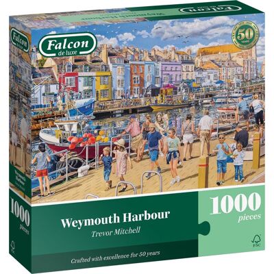 Falcon Puzzle Přístav Weymouth 1000 dílků Falcon Puzzle Přístav Weymouth 1000 dílků