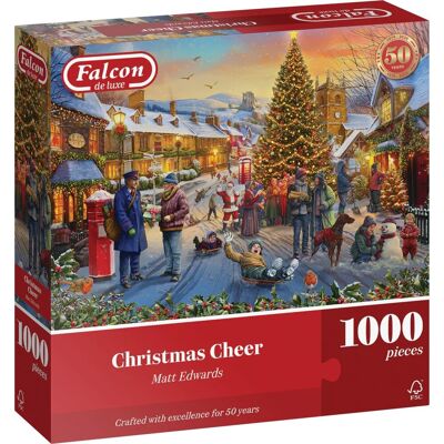 Falcon Puzzle Vánoční veselí 1000 dílků Falcon Puzzle Vánoční veselí 1000 dílků