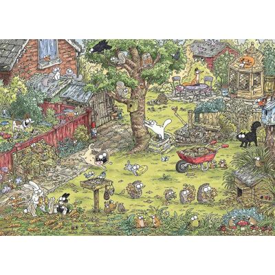HEYE Puzzle Simon’s Cat: Dobrodružství na zahradě 1000 dílků HEYE Puzzle Simon’s Cat: Dobrodružství na zahradě 1000 dílků