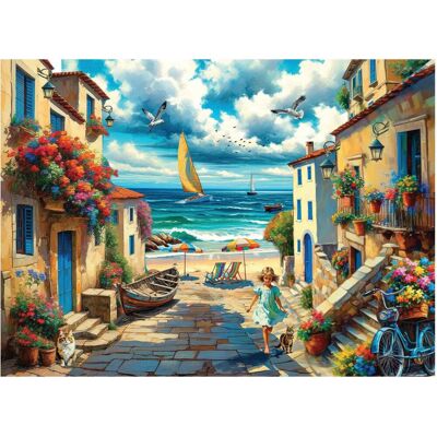 ANATOLIAN Puzzle Líbezná vesnička 1000 dílků ANATOLIAN Puzzle Líbezná vesnička 1000 dílků