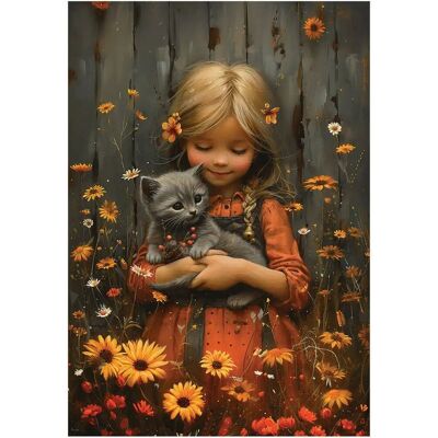 ANATOLIAN Puzzle Roztomilá dívka XL 260 dílků ANATOLIAN Puzzle Roztomilá dívka XL 260 dílků
