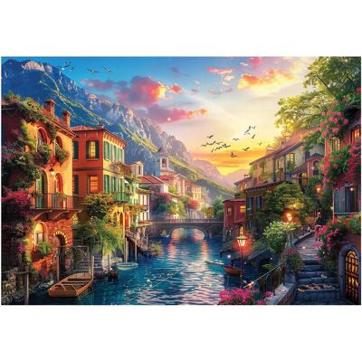 ANATOLIAN Puzzle Středomořské městečko 2000 dílků ANATOLIAN Puzzle Středomořské městečko 2000 dílků