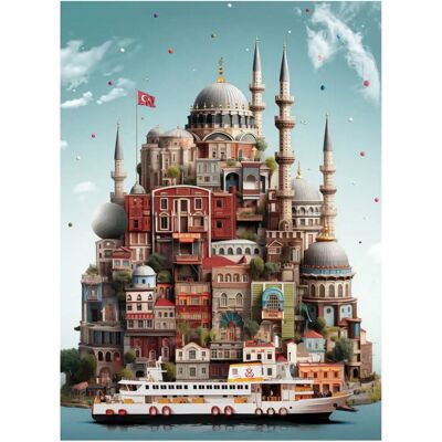 ANATOLIAN Puzzle Tophane 1000 dílků ANATOLIAN Puzzle Tophane 1000 dílků