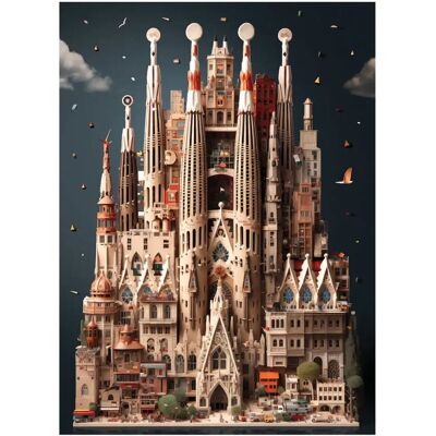 ANATOLIAN Puzzle Sagrada Familia 1000 dílků ANATOLIAN Puzzle Sagrada Familia 1000 dílků