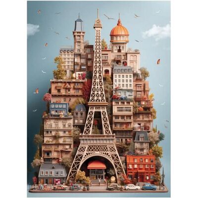 ANATOLIAN Puzzle Eiffelova věž 1000 dílků ANATOLIAN Puzzle Eiffelova věž 1000 dílků