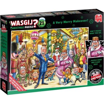 Jumbo WASGIJ Christmas 21: Veselé vánoční proměny! 2 × 1000 dílků Jumbo WASGIJ Christmas 21: Veselé vánoční proměny! 2 × 1000 dílků