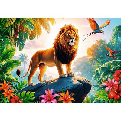 TREFL Puzzle Král džungle 200 dílků TREFL Puzzle Král džungle 200 dílků