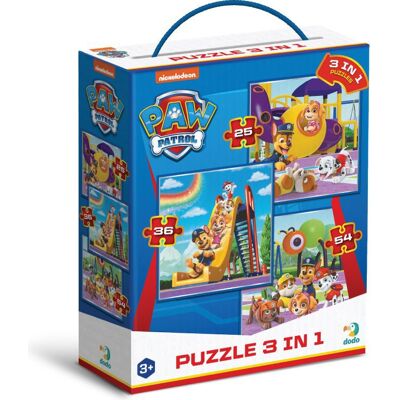 DODO Puzzle Tlapková patrola Na hřišti 3v1 (25,36,54 dílků) DODO Puzzle Tlapková patrola Na hřišti 3v1 (25,36,54 dílků)