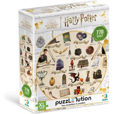 DODO Puzzle Harry Potter Manuál pro kouzelníky 770 dílků DODO Puzzle Harry Potter Manuál pro kouzelníky 770 dílků