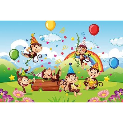 ART PUZZLE Dřevěné puzzle Opičí oslava 50 dílků ART PUZZLE Dřevěné puzzle Opičí oslava 50 dílků