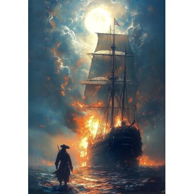 ART PUZZLE Puzzle Za plameny 1000 dílků ART PUZZLE Puzzle Za plameny 1000 dílků
