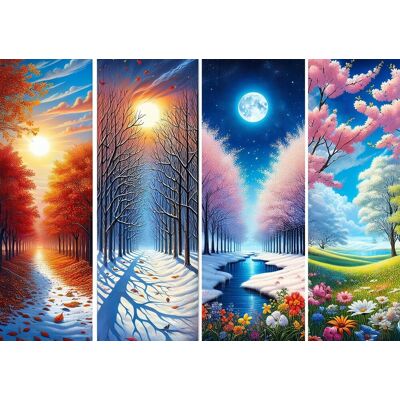 ART PUZZLE Puzzle Brány ročního období 1000 dílků ART PUZZLE Puzzle Brány ročního období 1000 dílků