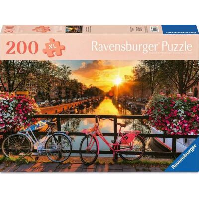 Ravensburger Západ slunce v Amsterdamu XL 200 dílků Ravensburger Západ slunce v Amsterdamu XL 200 dílků