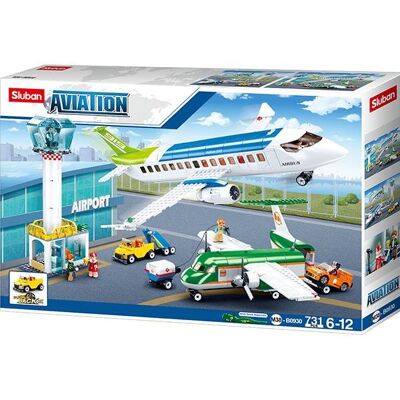 Sluban Letiště M38-B0930 Letiště z 2 letadly Sluban Letiště M38-B0930 Letiště z 2 letadly