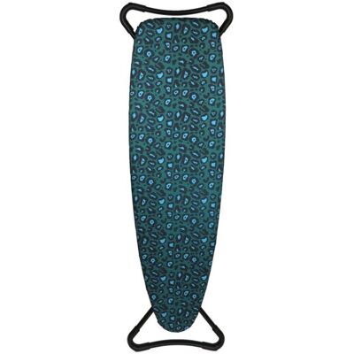 Rolser Žehlící prkno K-Surf Black Tube 130 × 37 cm, Leopardí vzor, zelené Rolser Žehlící prkno K-Surf Black Tube 130 × 37 cm, Leopardí vzor, zelené
