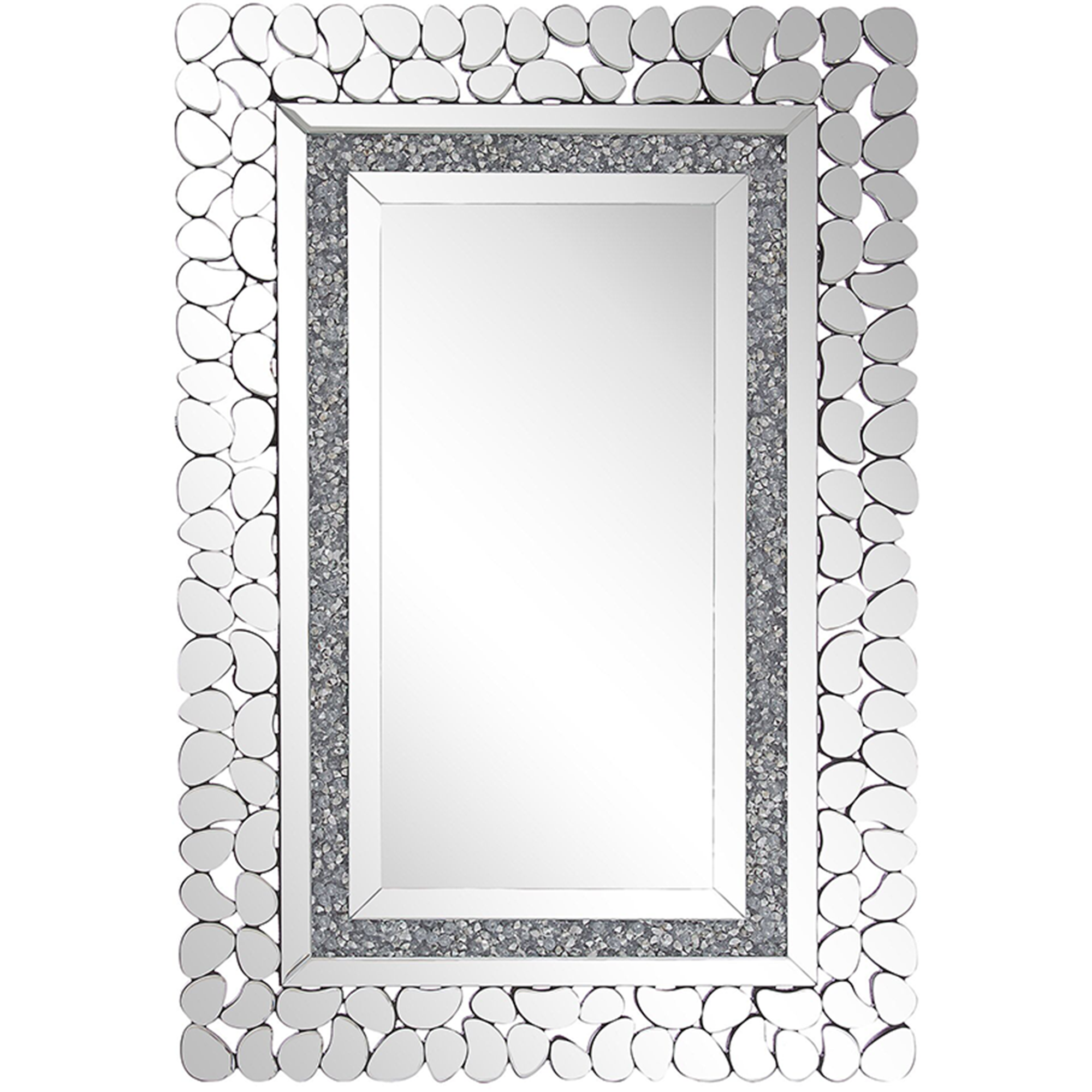 Beliani Nástěnné zrcadlo PABU 60 x 90 cm