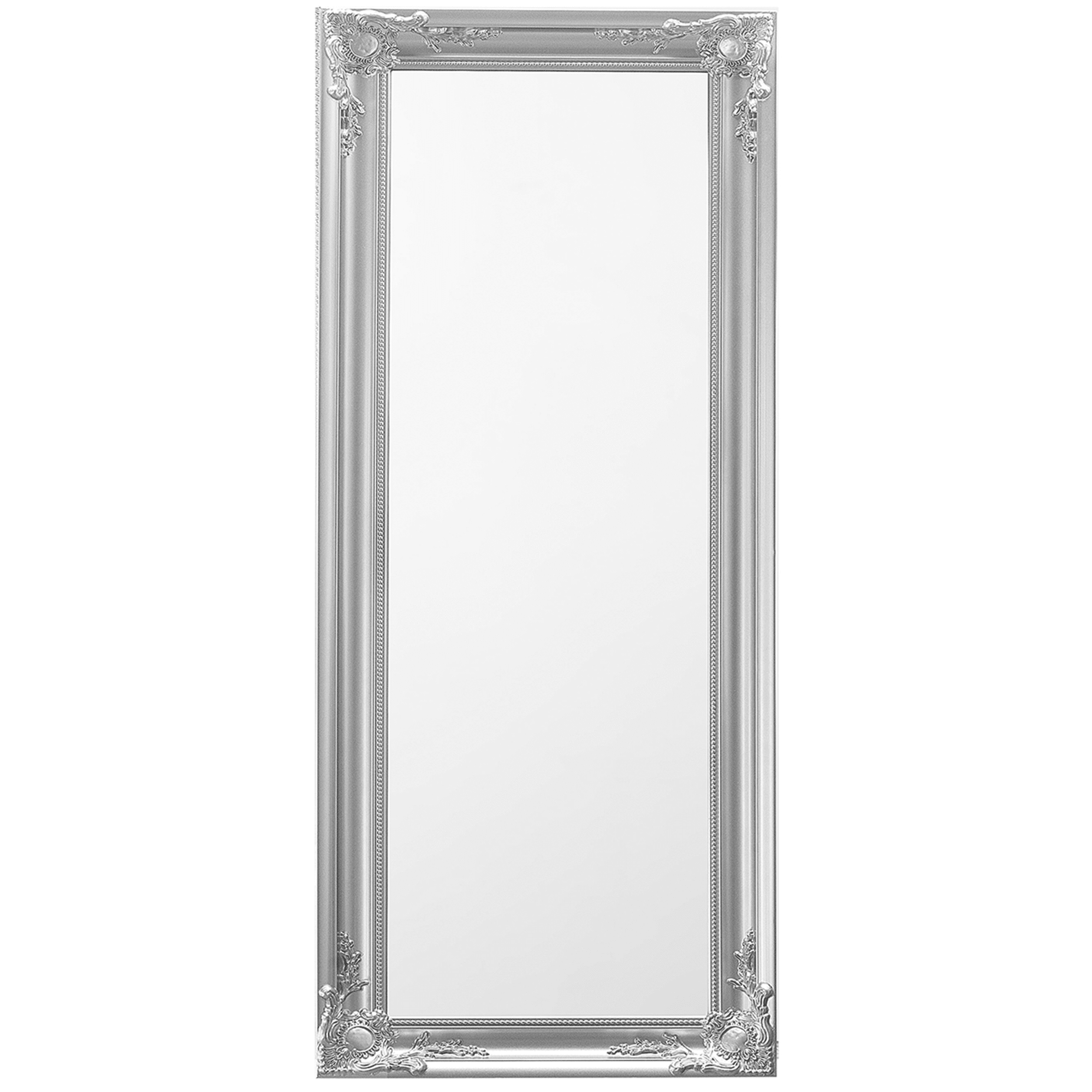 Beliani Stříbrné nástěnné zrcadlo 51x141 cm BELLAC