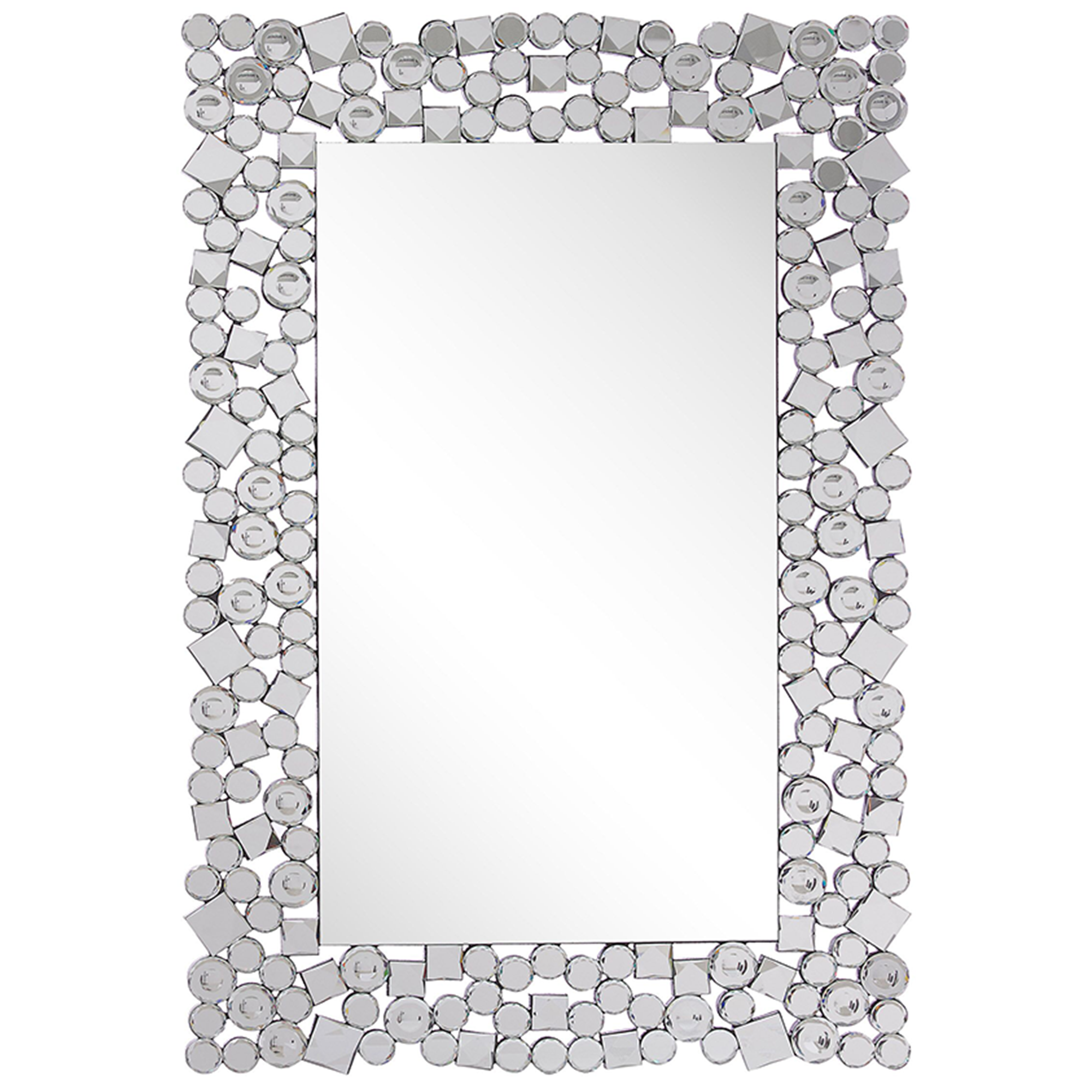 Beliani Nástěnné zrcadlo MERNEL 60 x 90 cm