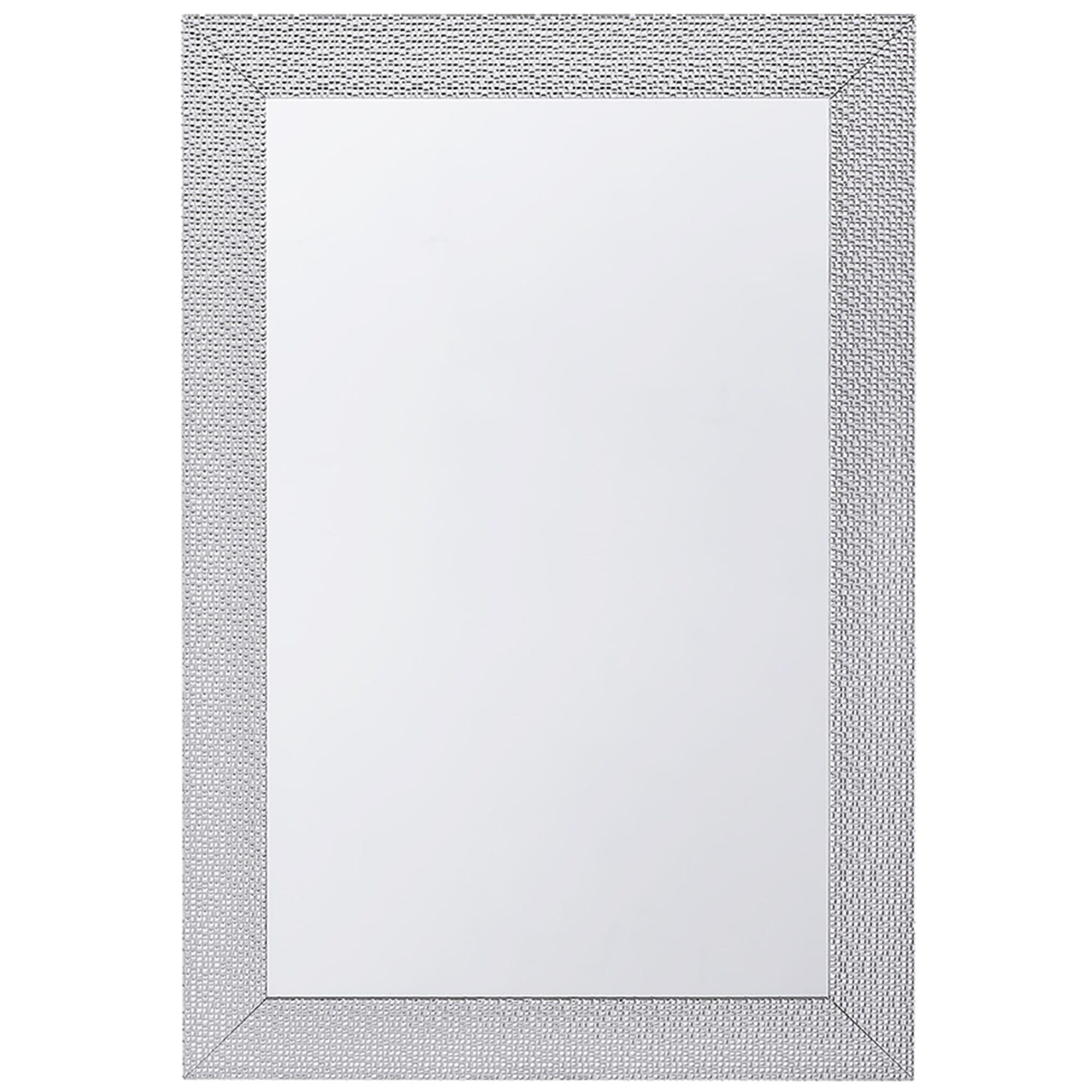 Beliani Zrcadlo 61x91 cm, stříbrné MERVENT