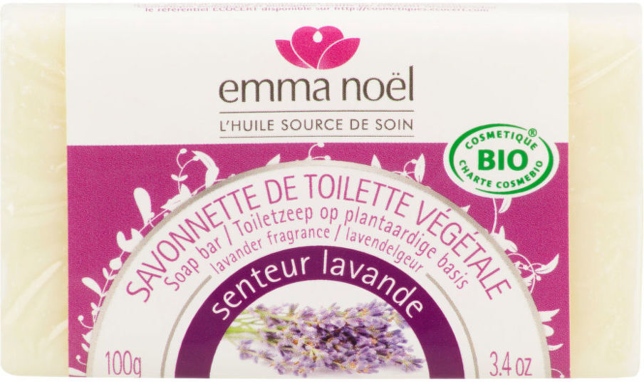 Emma Noël Mýdlo rostlinné levandule 100 g BIO   EMMA NOËL