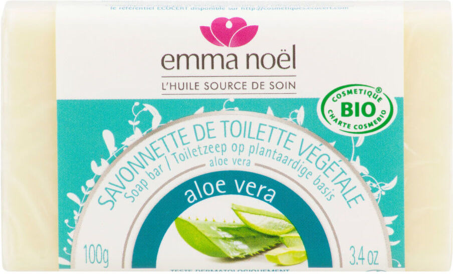 Emma Noël Mýdlo rostlinné aloe vera 100 g BIO   EMMA NOËL