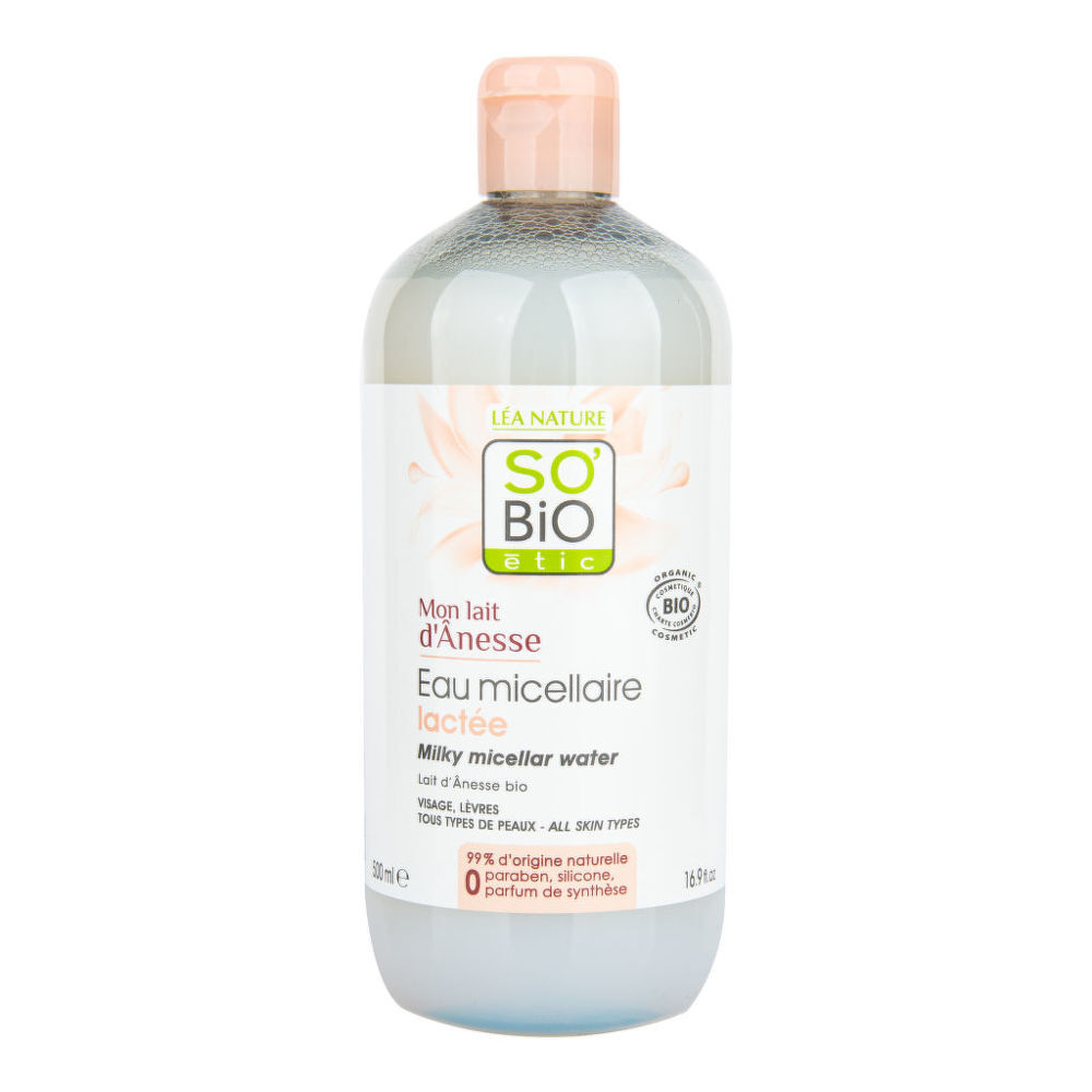 So’Bio étic Voda micelární s oslím mlékem 500 ml BIO   SO’BiO étic