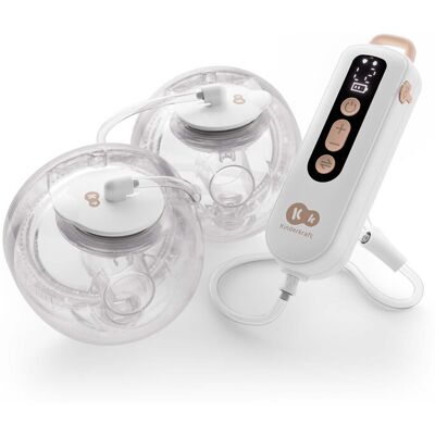 KINDERKRAFT Odsávačka mateřského mléka Double Hands-free Gentle Flow Gold KINDERKRAFT Odsávačka mateřského mléka Double Hands-free Gentle Flow Gold