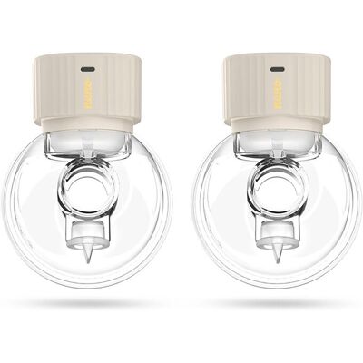 NENO Odsávačka mléka Vento Duo bezdrátová hands-free mušlová 3-fázová, USB-C NENO Odsávačka mléka Vento Duo bezdrátová hands-free mušlová 3-fázová, USB-C