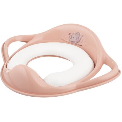 MALTEX Redukce na WC s úchyty měkká Sloník Minimal - peach rose MALTEX Redukce na WC s úchyty měkká Sloník Minimal - peach rose
