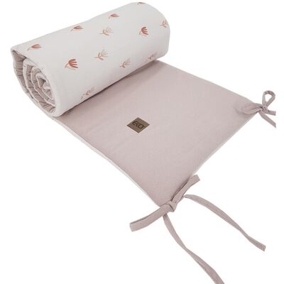 EKO Chránič do postýlky Beige Meadow 180x35cm EKO Chránič do postýlky Beige Meadow 180x35cm
