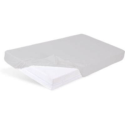 BABYMATEX Světle šedá nepromokavá bambusová prostěradla V000384 - prostěradlo BABYMATEX Světle šedá nepromokavá bambusová prostěradla V000384 - prostěradlo