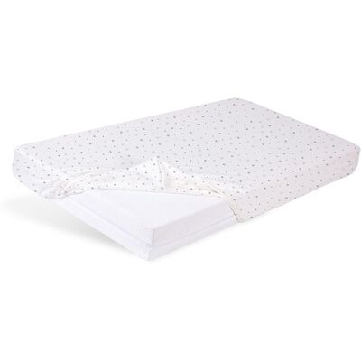 BABYMATEX Prostěradlo napínací Jersey 60x120cm Hvězdičky BABYMATEX Prostěradlo napínací Jersey 60x120cm Hvězdičky