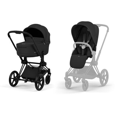 CYBEX Kombinovaný kočárek Priam 5.0 Sepia Black (Matt Black Frame) Comfort Collection 2026 Platinum CYBEX Kombinovaný kočárek Priam 5.0 Sepia Black (Matt Black Frame) Comfort Collection 2026 Platinum