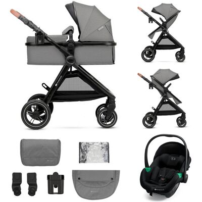 KINDERKRAFT Kočárek kombinovaný 3v1 Esme Pro Moonlight Grey KINDERKRAFT Kočárek kombinovaný 3v1 Esme Pro Moonlight Grey