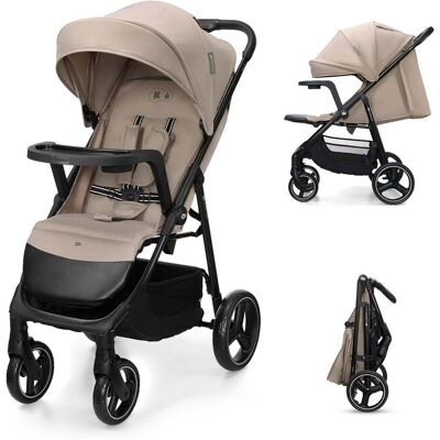 KINDERKRAFT Kočárek sportovní Trig 3 Tray Stone Beige KINDERKRAFT Kočárek sportovní Trig 3 Tray Stone Beige