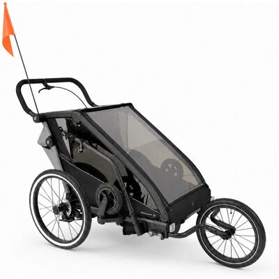 MUUVO Kočárek sportovní, na běhání a za kolo Trail 3v1 Grey MUUVO Kočárek sportovní, na běhání a za kolo Trail 3v1 Grey