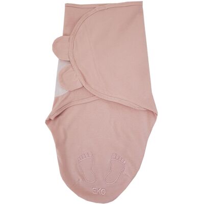 EKO Zavinovačka bavlněná Ulitka Powder pink 5-10 kg EKO Zavinovačka bavlněná Ulitka Powder pink 5-10 kg